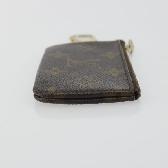 LOUIS VUITTON Monogram Pochette Cles Coin Purse M62650 LV Auth hk3946