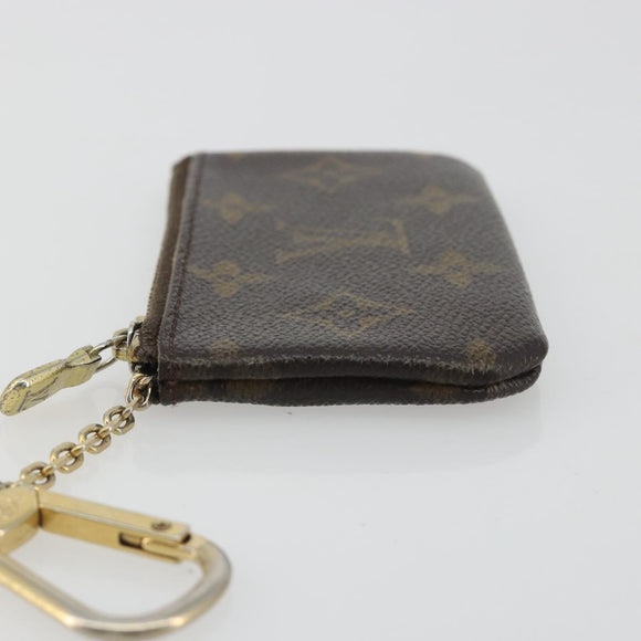 LOUIS VUITTON Monogram Pochette Cles Coin Purse M62650 LV Auth hk3946