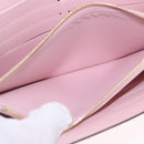 LOUIS VUITTON Vernis Portefeuille Sarah Wallet Rose Valerine M61227 Auth hk3948-10