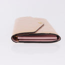 LOUIS VUITTON Vernis Portefeuille Sarah Wallet Rose Valerine M61227 Auth hk3948-4