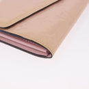 LOUIS VUITTON Vernis Portefeuille Sarah Wallet Rose Valerine M61227 Auth hk3948-7