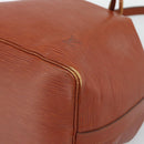 LOUIS VUITTON Epi Petit Noe Shoulder Bag Brown M44103 LV Auth hk3950-9