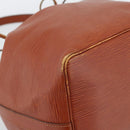 LOUIS VUITTON Epi Petit Noe Shoulder Bag Brown M44103 LV Auth hk3950-14
