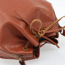 LOUIS VUITTON Epi Petit Noe Shoulder Bag Brown M44103 LV Auth hk3950-6