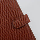 LOUIS VUITTON Epi Agenda PM Day Planner Cover Brown R20053 LV Auth hk3952-17