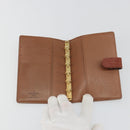 LOUIS VUITTON Epi Agenda PM Day Planner Cover Brown R20053 LV Auth hk3952-8