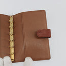 LOUIS VUITTON Epi Agenda PM Day Planner Cover Brown R20053 LV Auth hk3952-18