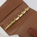 LOUIS VUITTON Epi Agenda PM Day Planner Cover Brown R20053 LV Auth hk3952-9
