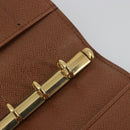 LOUIS VUITTON Epi Agenda PM Day Planner Cover Brown R20053 LV Auth hk3952-10