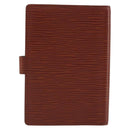 LOUIS VUITTON Epi Agenda PM Day Planner Cover Brown R20053 LV Auth hk3952-2