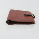 LOUIS VUITTON Epi Agenda PM Day Planner Cover Brown R20053 LV Auth hk3952-6