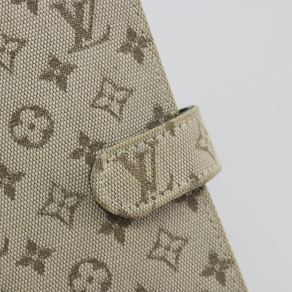 LOUIS VUITTON Monogram Mini Agenda PM Day Planner Cover Khaki R20911 Auth hk3953