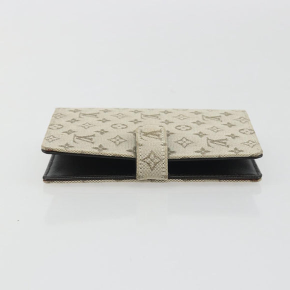 LOUIS VUITTON Monogram Mini Agenda PM Day Planner Cover Khaki R20911 Auth hk3953