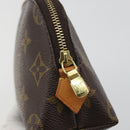 LOUIS VUITTON Monogram Pochette Cosmetic PM Pouch M43998 LV Auth hk3957-17