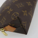 LOUIS VUITTON Monogram Pochette Cosmetic PM Pouch M43998 LV Auth hk3957-14