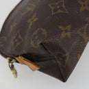LOUIS VUITTON Monogram Pochette Cosmetic PM Pouch M43998 LV Auth hk3958-14