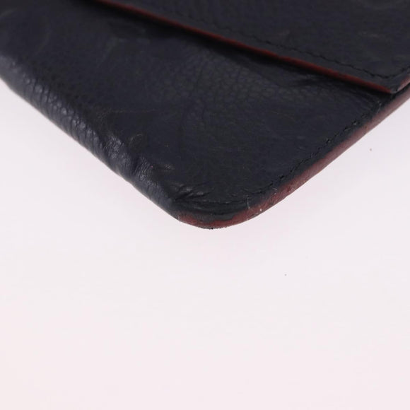 LOUIS VUITTON Monogram Empreinte Pochette Cles Purse Navy M62017 LV Auth hk3961