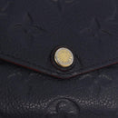 LOUIS VUITTON Monogram Empreinte Pochette Cles Purse Navy M62017 LV Auth hk3961-14