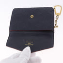 LOUIS VUITTON Monogram Empreinte Pochette Cles Purse Navy M62017 LV Auth hk3961-15