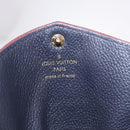 LOUIS VUITTON Monogram Empreinte Pochette Cles Purse Navy M62017 LV Auth hk3961-16