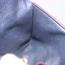 LOUIS VUITTON Monogram Empreinte Pochette Cles Purse Navy M62017 LV Auth hk3961-18