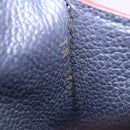 LOUIS VUITTON Monogram Empreinte Pochette Cles Purse Navy M62017 LV Auth hk3961-20