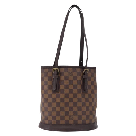 LOUIS VUITTON Damier Ebene Marais Shoulder Bag N42240 LV Auth hk3963