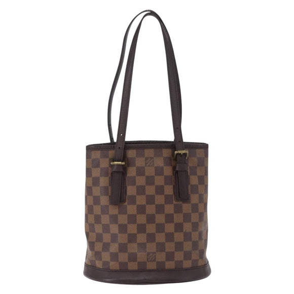 LOUIS VUITTON Damier Ebene Marais Shoulder Bag N42240 LV Auth hk3963