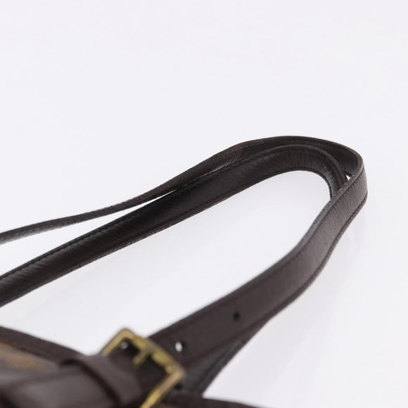 LOUIS VUITTON Damier Ebene Marais Shoulder Bag N42240 LV Auth hk3963