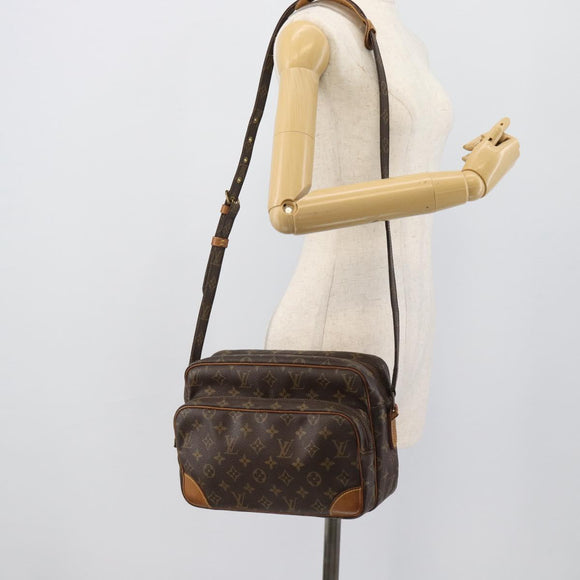 LOUIS VUITTON Monogram Nile Shoulder Bag M45244 LV Auth hk3964