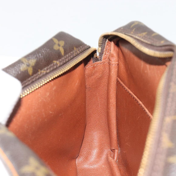 LOUIS VUITTON Monogram Compiegne 28 Clutch Bag M51845 LV Auth hk3965