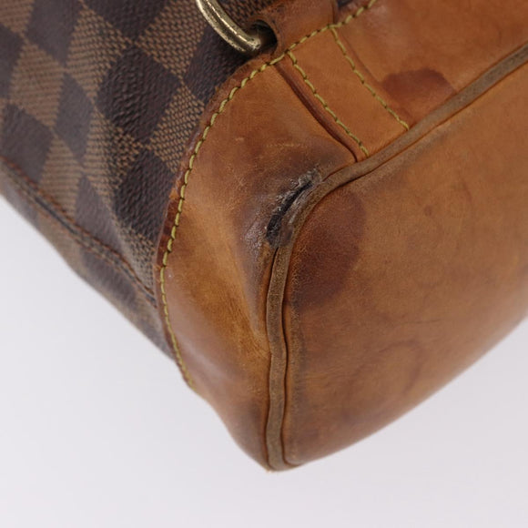 LOUIS VUITTON Damier Ebene Arlucan Backpack N99038 LV Auth hk3967