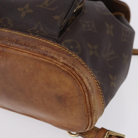 LOUIS VUITTON Monogram Montsouris PM Backpack M51137 LV Auth hk3968