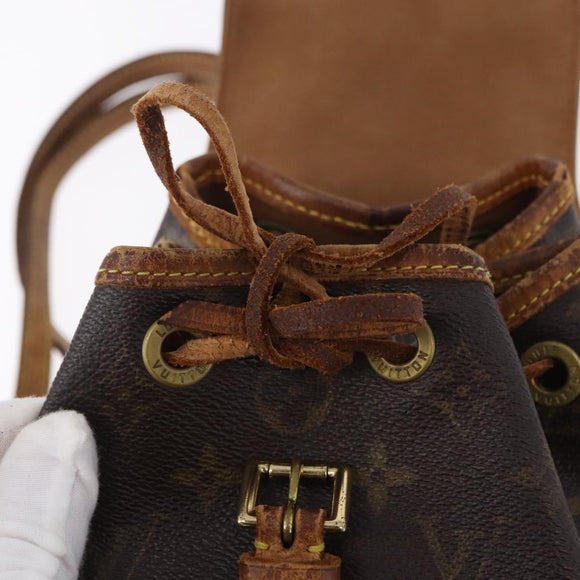 LOUIS VUITTON Monogram Montsouris PM Backpack M51137 LV Auth hk3968