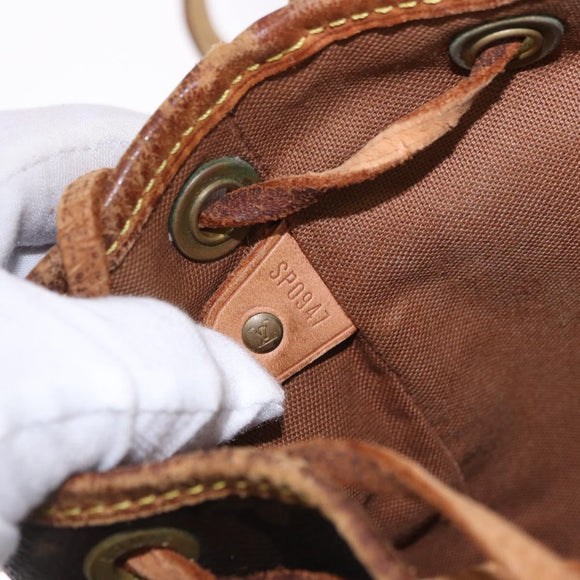 LOUIS VUITTON Monogram Montsouris PM Backpack M51137 LV Auth hk3968