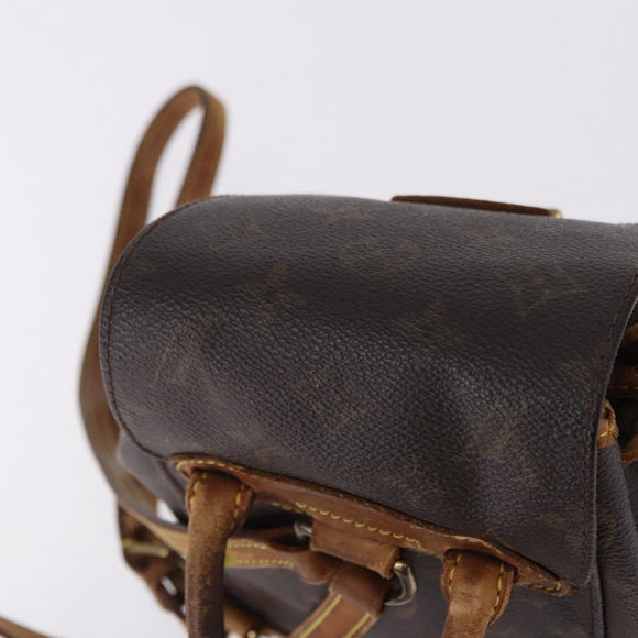 LOUIS VUITTON Monogram Montsouris PM Backpack M51137 LV Auth hk3968