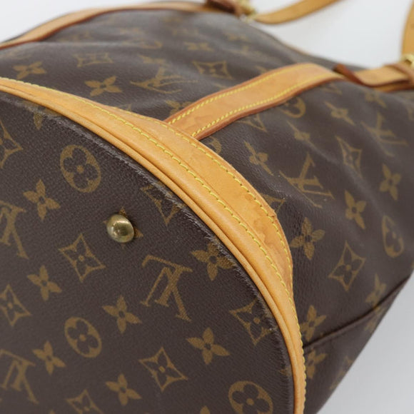 LOUIS VUITTON Monogram Bucket GM Shoulder Bag M42236 LV Auth hk3969