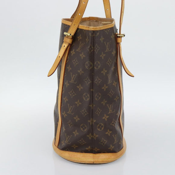 LOUIS VUITTON Monogram Bucket GM Shoulder Bag M42236 LV Auth hk3969