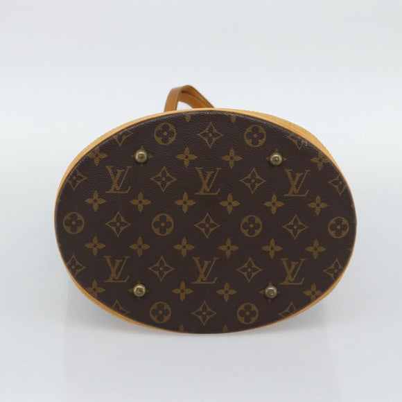 LOUIS VUITTON Monogram Bucket GM Shoulder Bag M42236 LV Auth hk3969