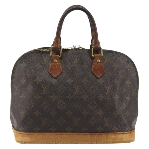 LOUIS VUITTON Monogram Alma Hand Bag M51130 LV Auth hk3970