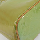 LOUIS VUITTON Monogram Vernis Houston Hand Bag Baby Blue M91005 LV Auth hk3972-15