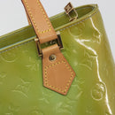 LOUIS VUITTON Monogram Vernis Houston Hand Bag Baby Blue M91005 LV Auth hk3972-18