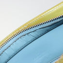 LOUIS VUITTON Monogram Vernis Houston Hand Bag Baby Blue M91005 LV Auth hk3972-10