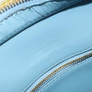 LOUIS VUITTON Monogram Vernis Houston Hand Bag Baby Blue M91005 LV Auth hk3972-20