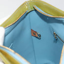LOUIS VUITTON Monogram Vernis Houston Hand Bag Baby Blue M91005 LV Auth hk3972-22