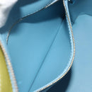 LOUIS VUITTON Monogram Vernis Houston Hand Bag Baby Blue M91005 LV Auth hk3972-24