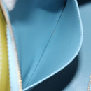 LOUIS VUITTON Monogram Vernis Houston Hand Bag Baby Blue M91005 LV Auth hk3972-25
