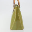 LOUIS VUITTON Monogram Vernis Houston Hand Bag Baby Blue M91005 LV Auth hk3972-3