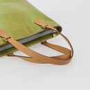 LOUIS VUITTON Monogram Vernis Houston Hand Bag Baby Blue M91005 LV Auth hk3972-7