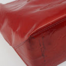 LOUIS VUITTON Monogram Vernis Reade PM Hand Bag Red Rouge M91088 LV Auth hk3973-17